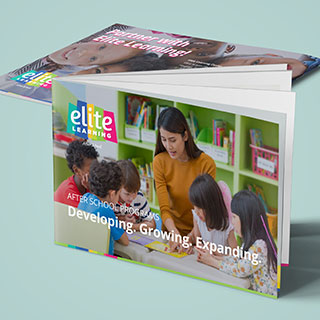 Elite Learning Print Design