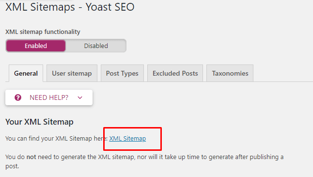 yoast settings for a law firm SEO expert