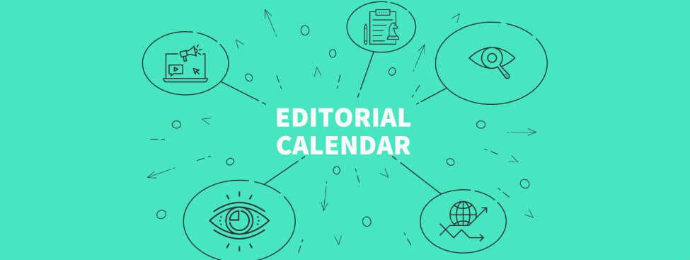 blog editorial calendar graphic