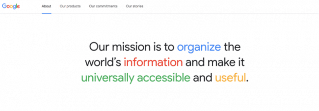 how to create a mission statement Google Search example