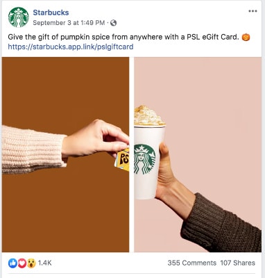pumpkin spice social media campaign 4
