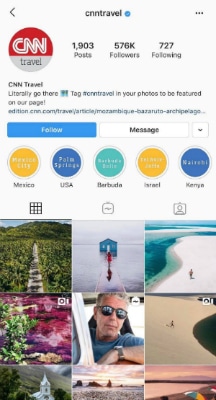 using Instagram stories for marketing highlights
