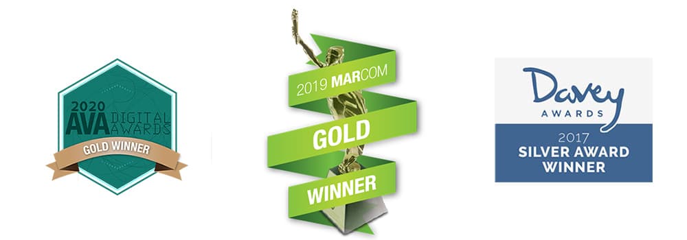 MARION marketing awards banner