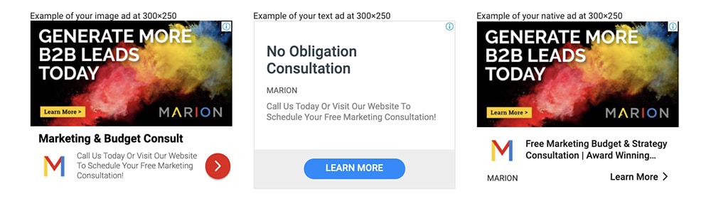 responsive display ads examples